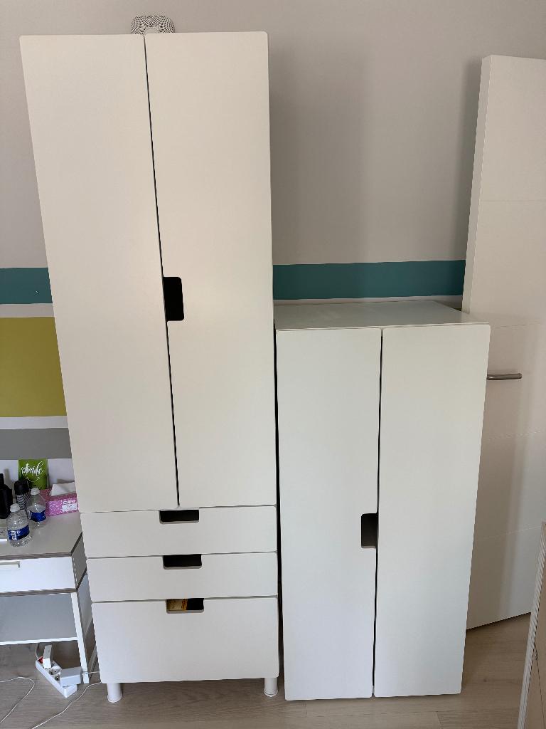 Set van 6 IKEA STUVA kasten, Ophalen, Gebruikt, Met deur(en), 50 tot 100 cm