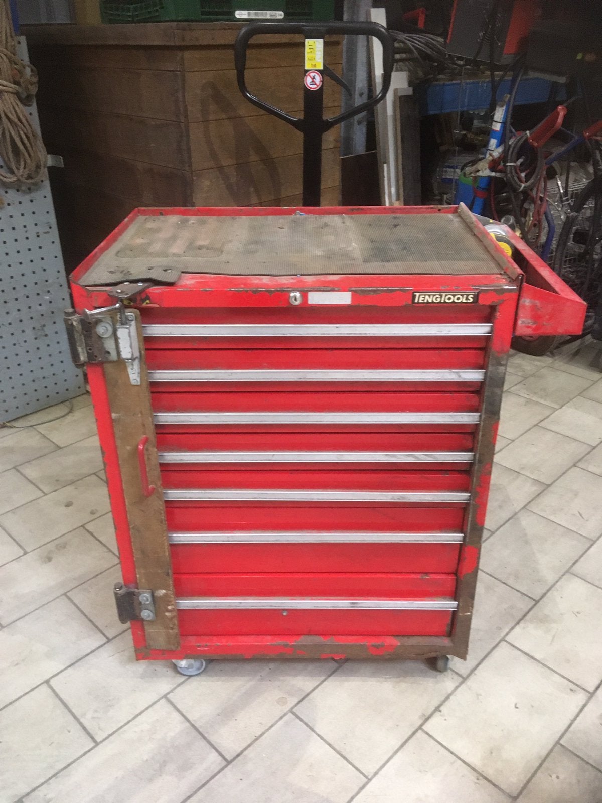 Chariot à outils et porte-fourgons, Enlèvement, Utilisé