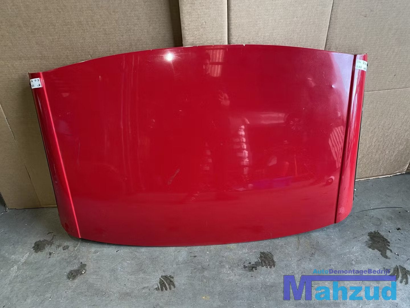 MERCEDES SLK R170 ROOD 586 Cabrio dak voorste deel, Gebruikt, Mercedes-Benz AG, Voor, Mercedes-Benz