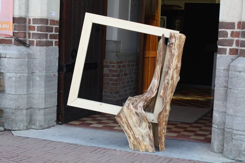 Houtwerk(t), Tuin en Terras, Ophalen, Nieuw, Hout, Abstract beeld