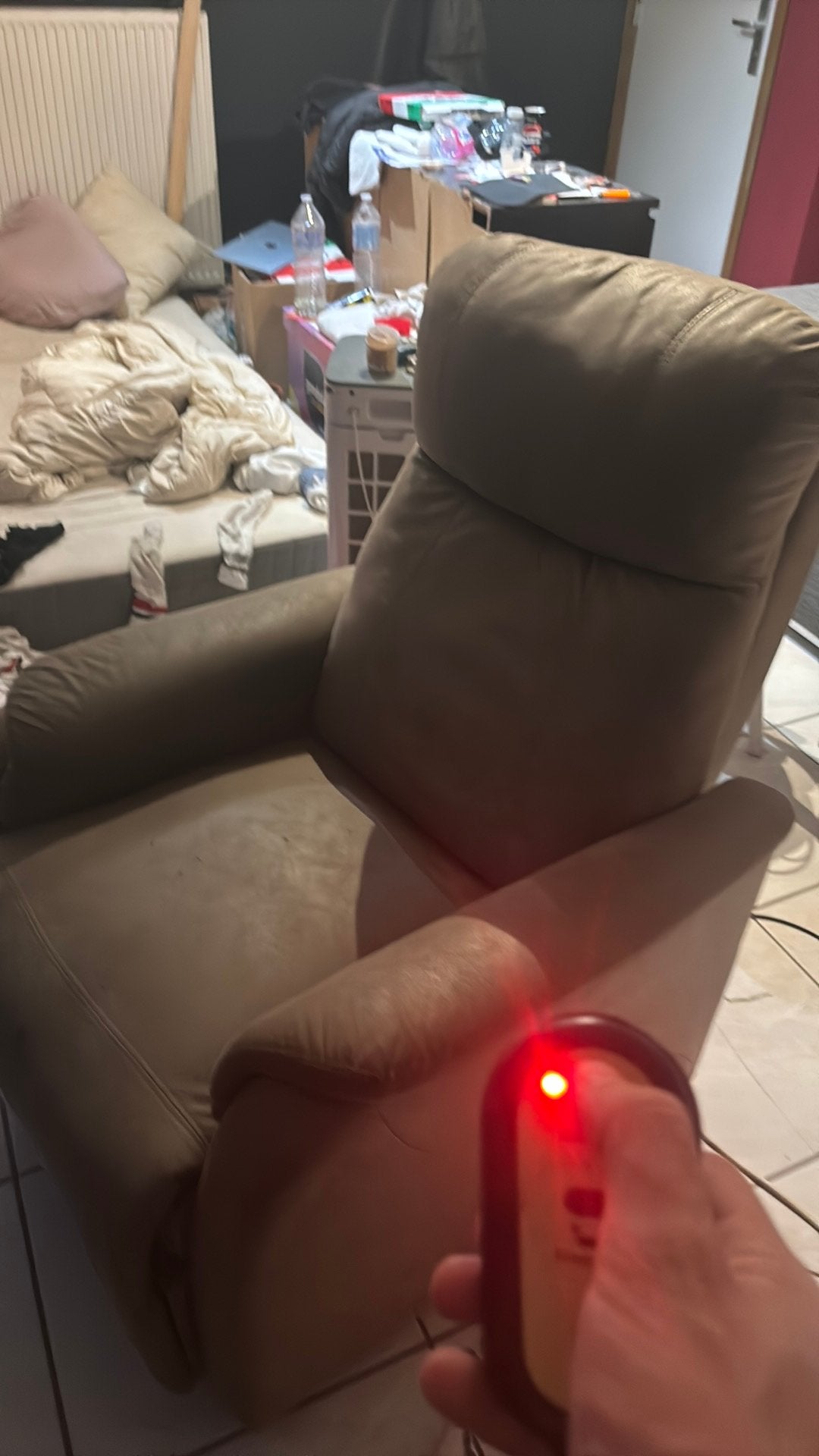 Elektriache lig zetel, Ophalen, Gebruikt
