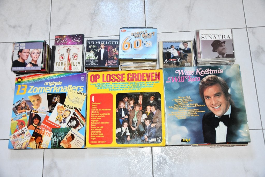 86 VINTED LPS en CD'S, Enlèvement, Utilisé, Autres types, Autres genres