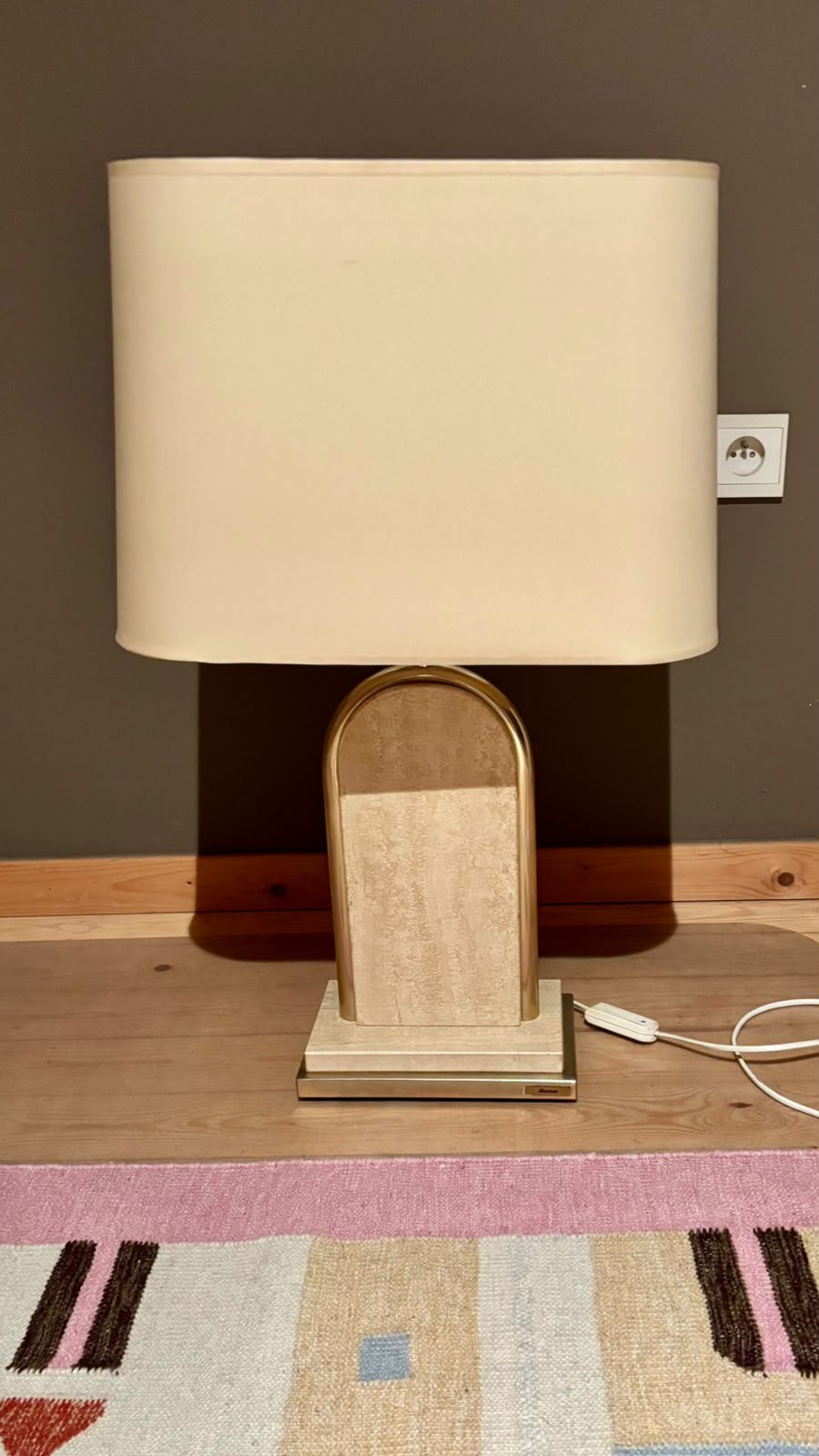 Lampe de table vintage, Enlèvement, Comme neuf, Vintage