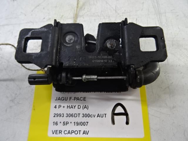 SERRURE CAPOT Jaguar F-Pace (01-2015/-), Autos : Pièces & Accessoires, Utilisé, Jaguar