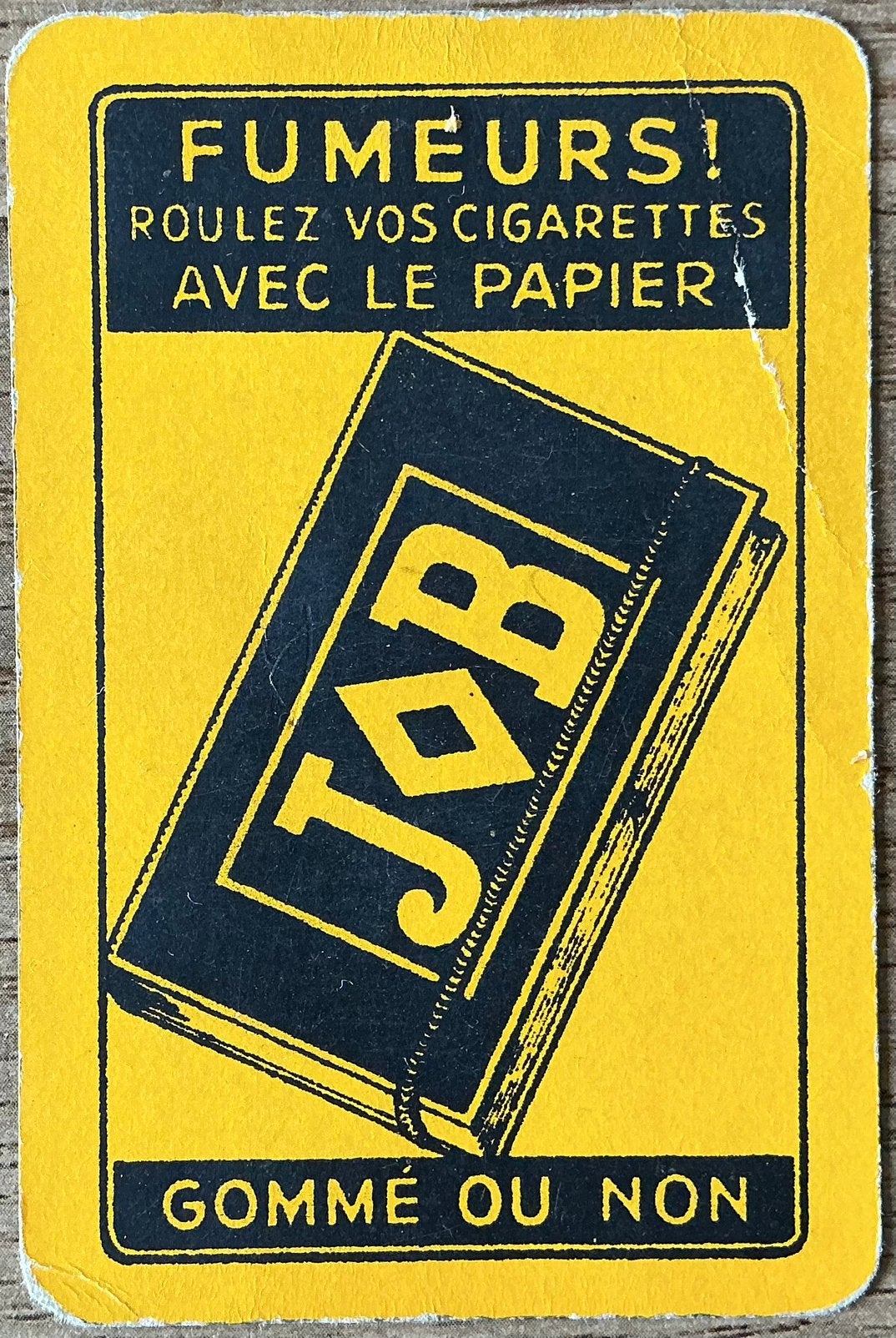 CIGARETTES EN PAPIER DE SOIE, Enlèvement ou Envoi, Utilisé, Carte(s) à jouer