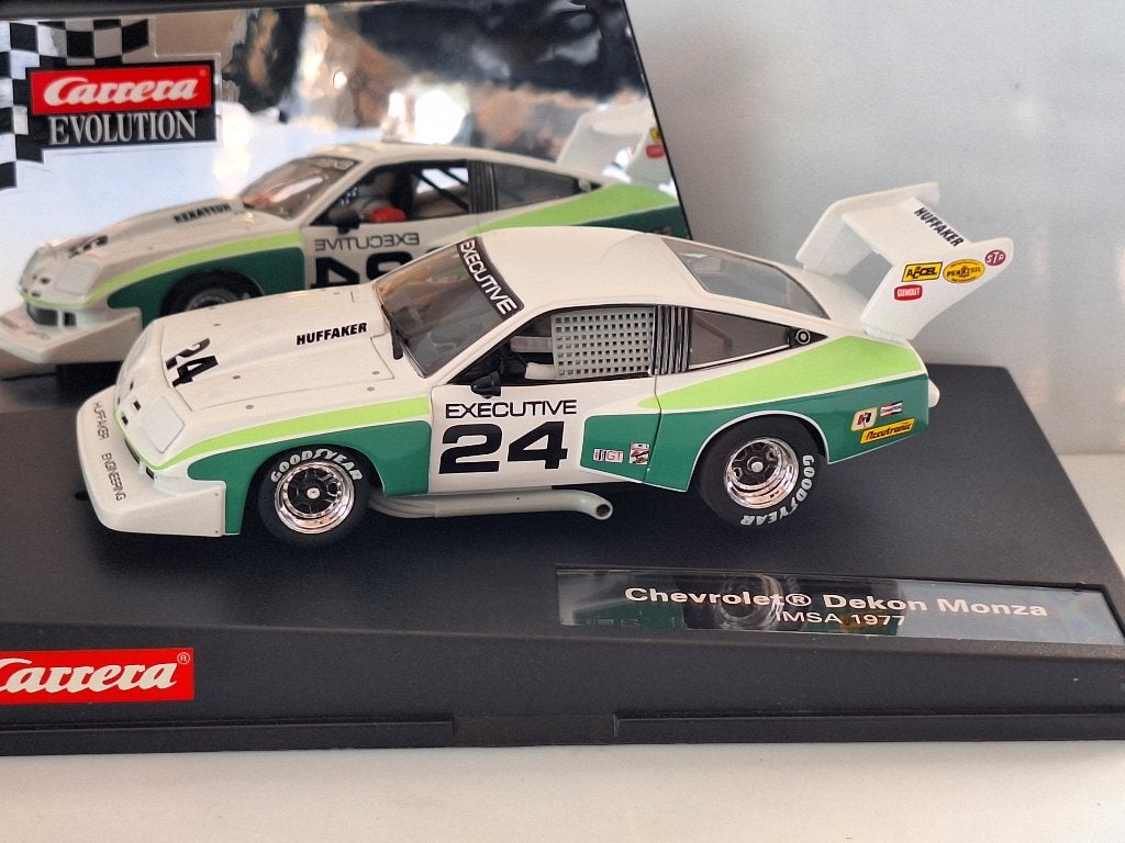 Carrera Chevrolet DeKon Monza - #24 Executive SUPER STUNT, Racebaan, Carrera, Nieuw, Ophalen of Verzenden