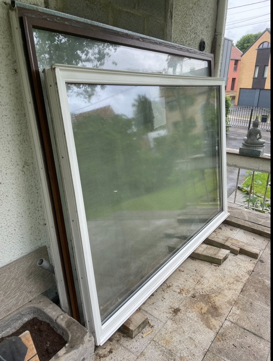 Krommerling Châssis fixe pvc double vitrage, Bricolage & Construction, Châssis de fenêtre, Comme neuf, Synthétique, Enlèvement