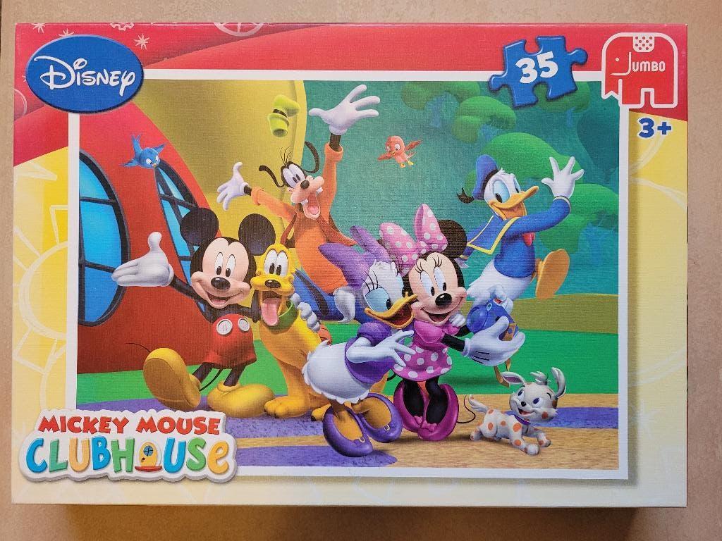 Puzzle Mickey 35p 3+, Enlèvement ou Envoi, 10 à 50 pièces, Comme neuf, 2 à 4 ans