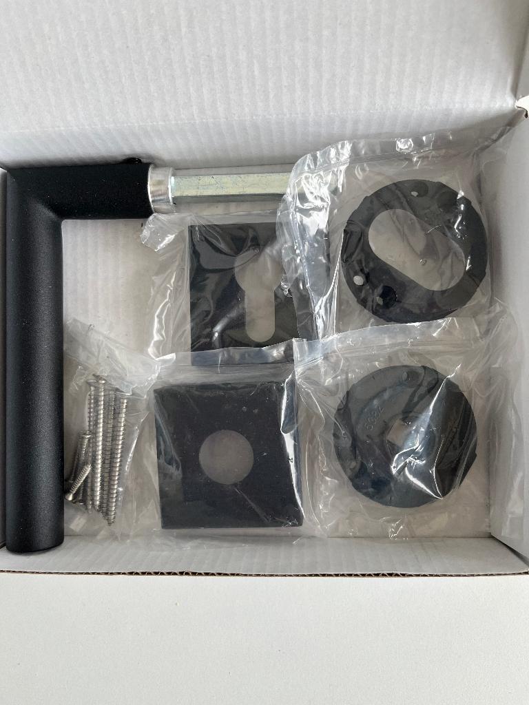 Deurkruk + Rozet, Ophalen of Verzenden, Nieuw, Overige materialen, Klink of Kruk