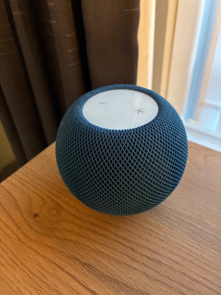 homepod mini blauw, Audio, Tv en Foto, Ophalen, Zo goed als nieuw, Slimme speaker, Overige merken