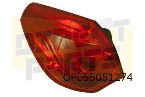 Opel Astra J (12/09-10/15) achterlicht Rechts buiten rood (5, Neuf, -, -, Opel