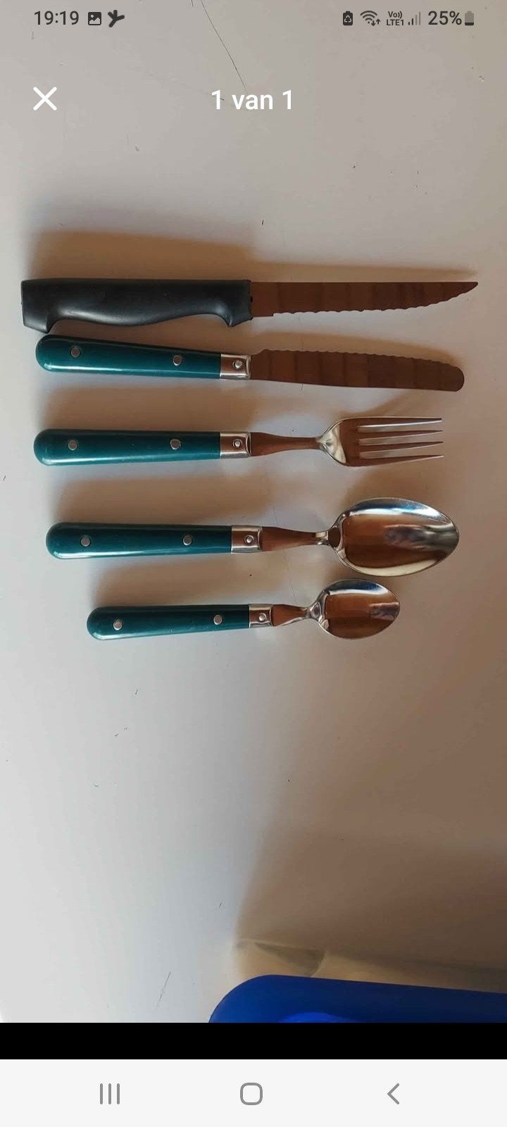 Groen bestek, Ophalen