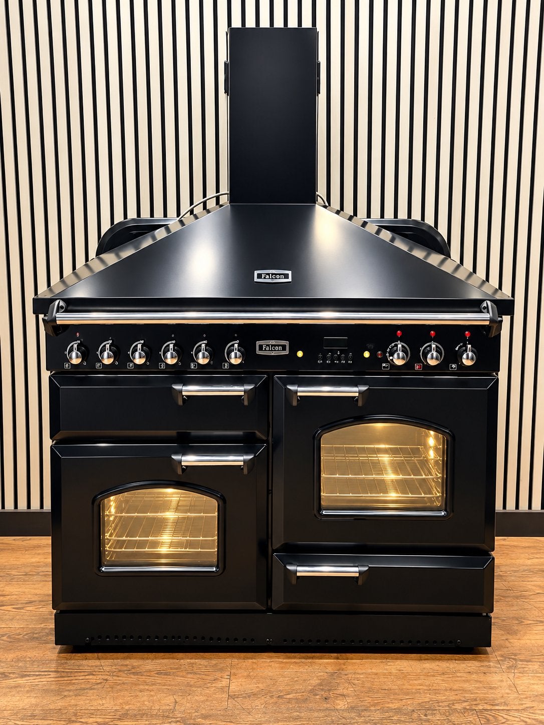 Luxe Falcon Classic Fornuis 110 cm Incl. Afzuigkap 110 cm, Enlèvement ou Envoi, Moins de 100 cm, Comme neuf, 100 à 150 cm