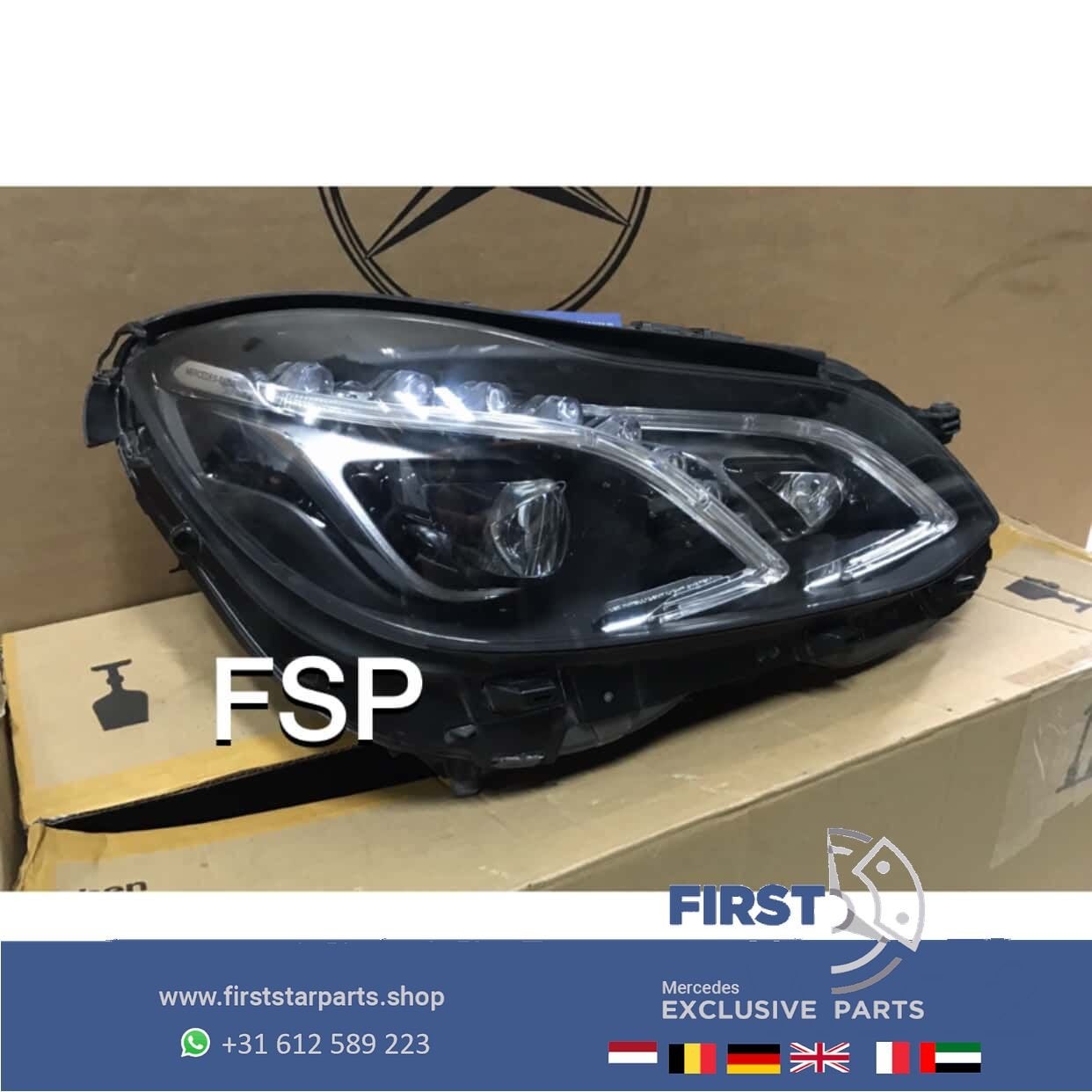 W212 Facelift FULL LED ILS Koplamp RECHTS Mercedes E Klasse, Auto-onderdelen, Gebruikt, -, Ophalen of Verzenden, -