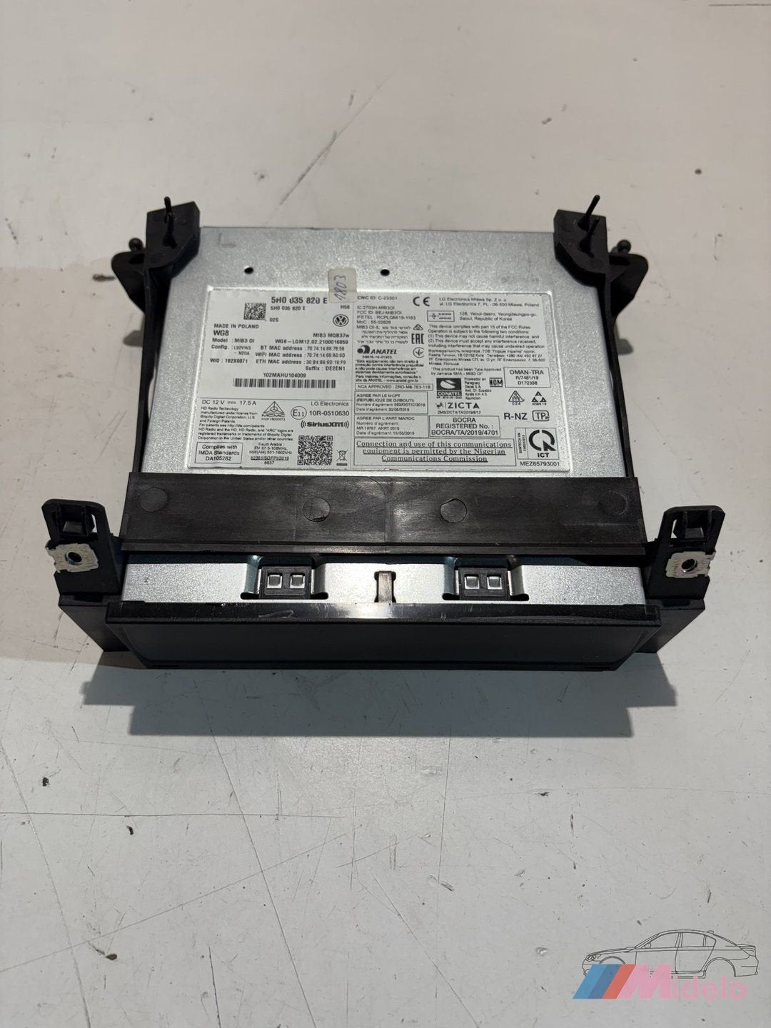 VW GOLF VIII RADIO MODULE 5H0035820E, Autos : Divers, Autoradios, Enlèvement ou Envoi, -, -, -
