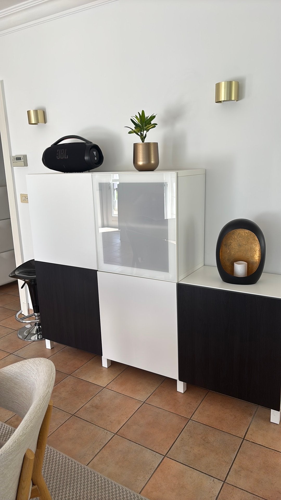 Armoire noir et blanc, Enlèvement ou Envoi, Comme neuf