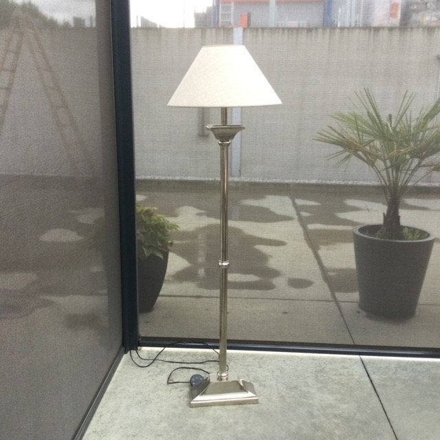 Degelijke landelijke vloerlamp, Huis en Inrichting, Ophalen, Gebruikt