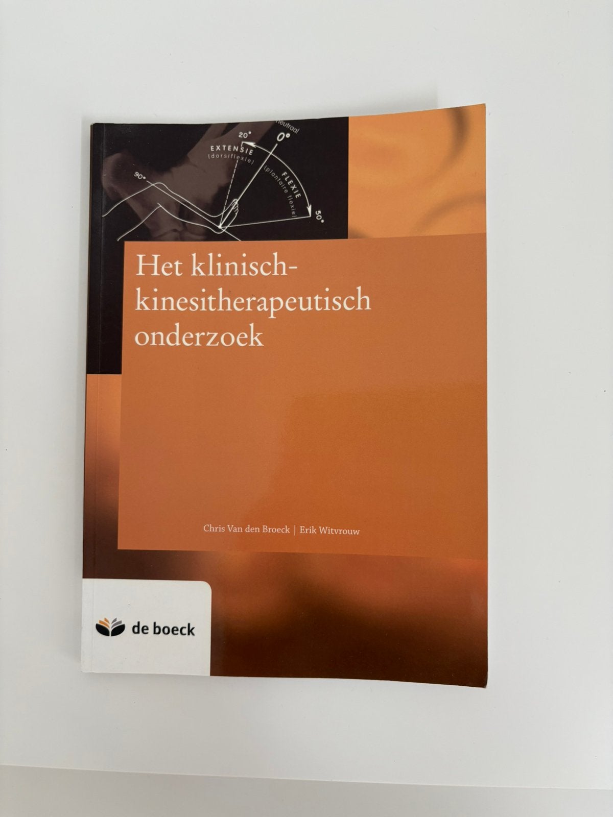 Het klinisch kinesitherapeutisch onderzoek, Enlèvement ou Envoi, Comme neuf, Enseignement supérieur