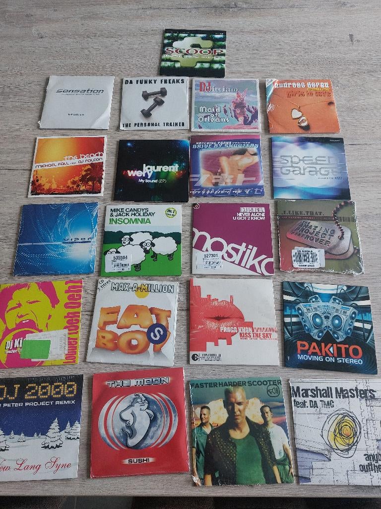 Lot2van retro house cd single s te koop (nieuw), CD & DVD, CD | Dance & House, Enlèvement, Neuf, dans son emballage, Dance populaire