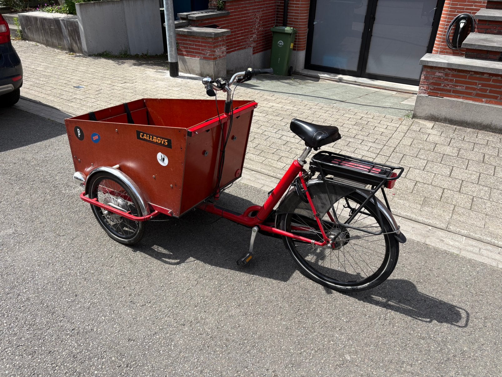 Bakfiets Trike, Fietsen en Brommers, Gebruikt, Huif, Ophalen, Overige merken