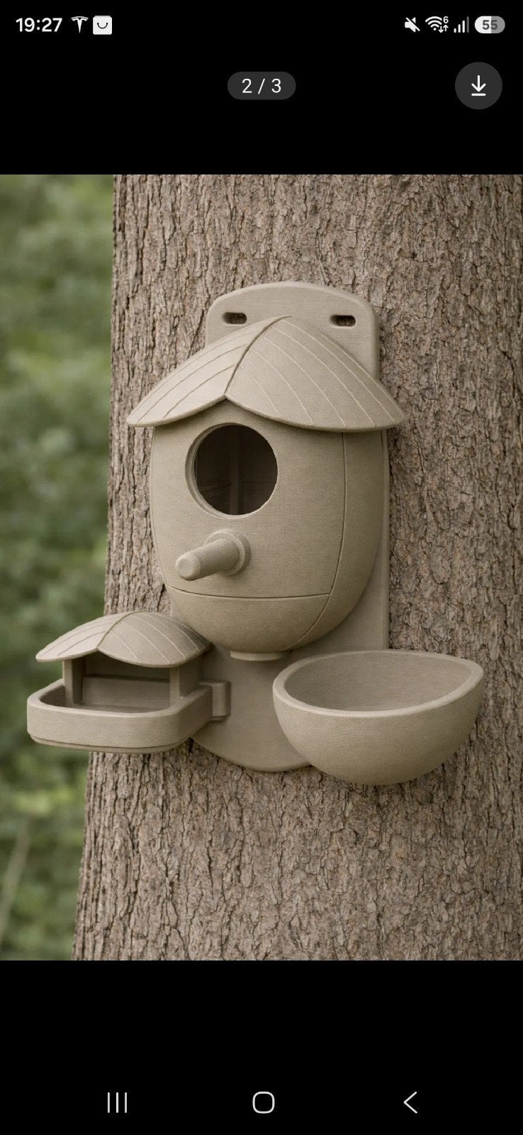 Nergens te koop exclusieve vogelhuisjes, Ophalen