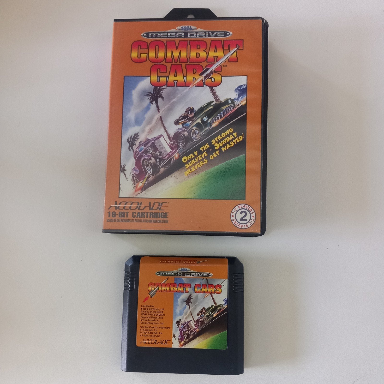 Combat Cars Sega Mega Drive pal, Games en Spelcomputers, Games | Sega, Ophalen of Verzenden, Mega Drive