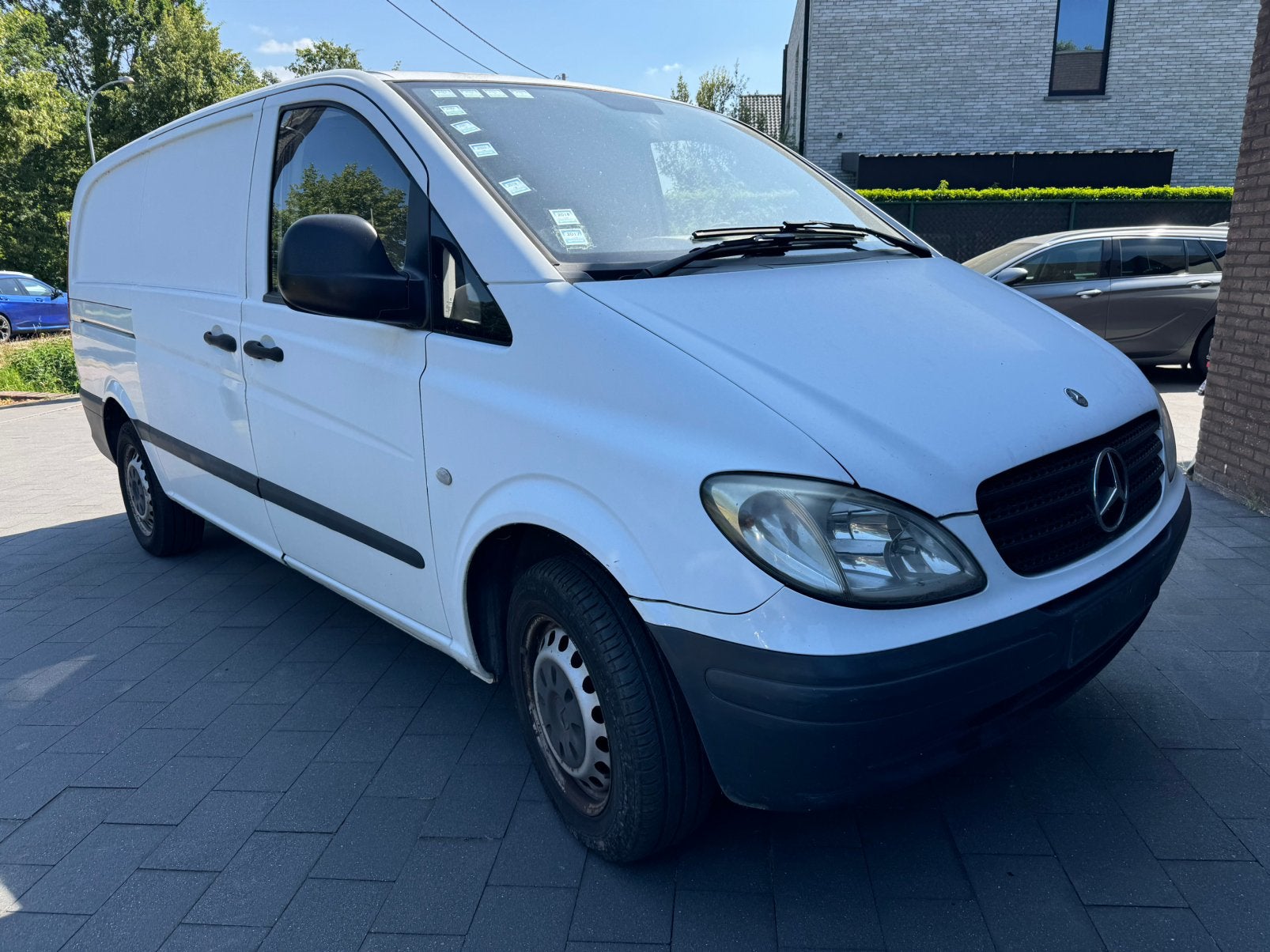 Mercedes vito 111 cdi bj 2007 km 199.313 mooie auto, Auto's, Mercedes-Benz, Voorwielaandrijving, Stof, Wit, Bedrijf