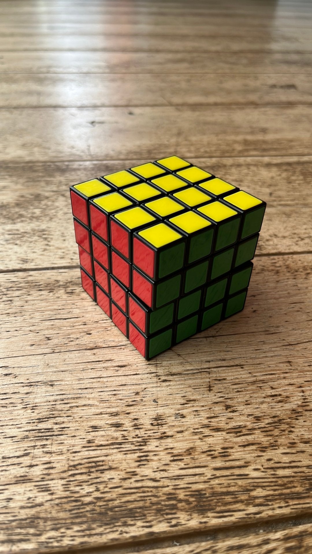 4x4 Rubik's cube, Hobby en Vrije tijd, Denksport en Puzzels, Zo goed als nieuw, Rubik's of 3D-puzzel, Ophalen of Verzenden