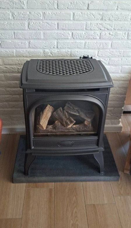 gaskachel, Ophalen, Gaskachel