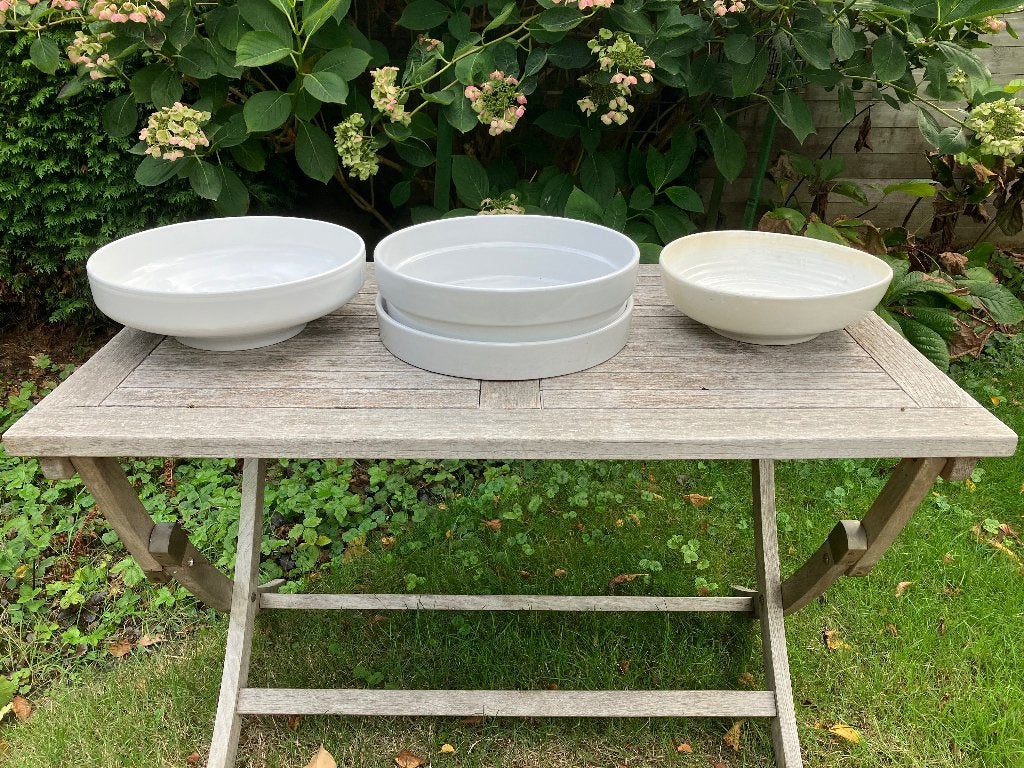 3 grote bloempotten bonsai schalen, Jardin & Terrasse, Pots de fleurs, Enlèvement