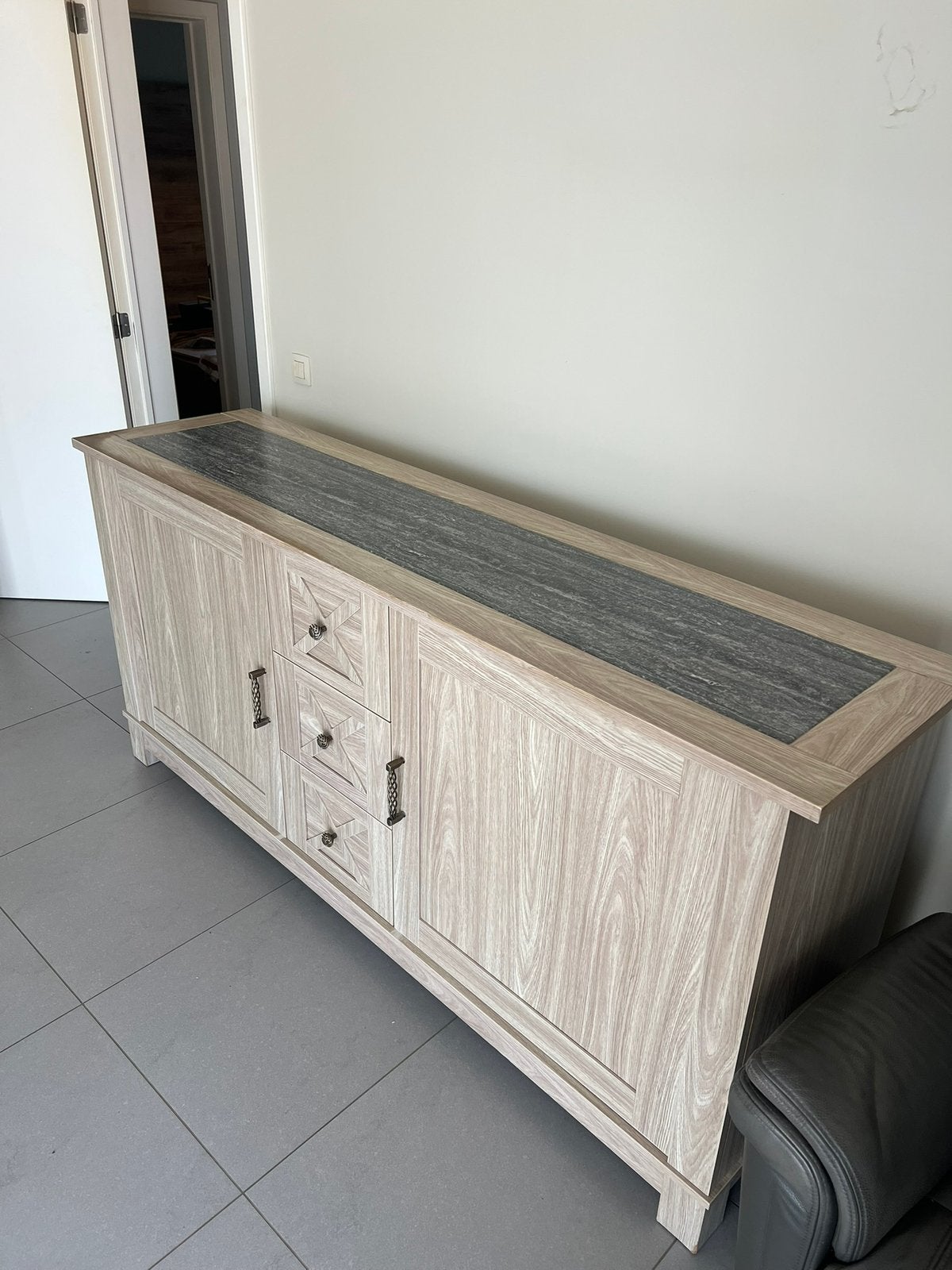 Houten dressoir, Ophalen, Gebruikt