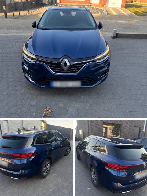 Renault Megane Grandtour Intens Blue dci 115, Auto's, Renault, Voorwielaandrijving, Euro 5, Zwart, Blauw