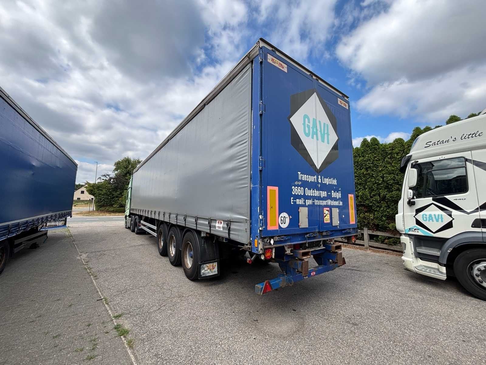 2010 Pacton TXD339 Oplegger - Kooiaaptrailer, Auto's, Overige brandstoffen, Bedrijf, Aanhangers en Opleggers, Te koop