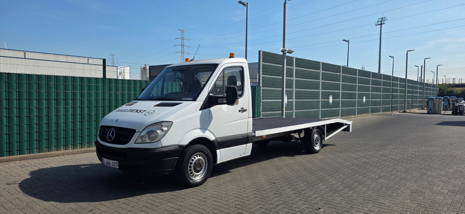 Mercedes-Benz Sprinter Autotransporter / Takelwagen, Wit, Bedrijf, Overige carrosserie, Euro 4