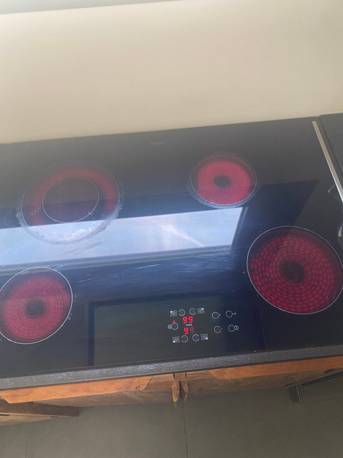 Kast met kookplaat, Ophalen, Gebruikt, 4 kookzones