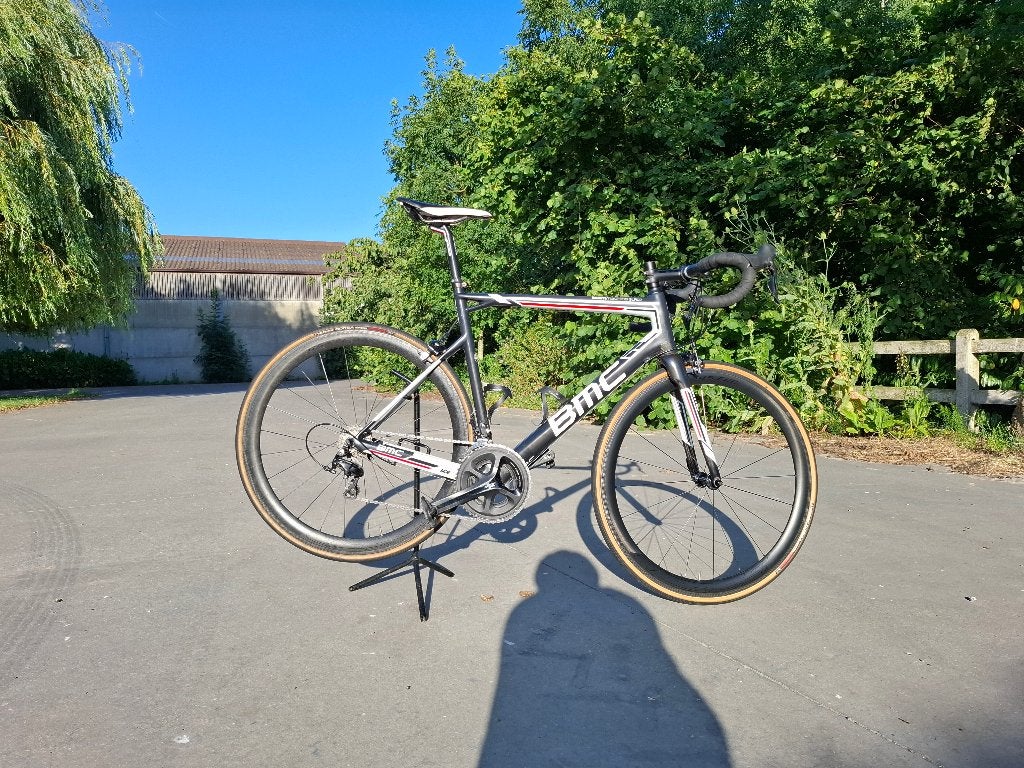 BMC teammachine slr02 carbon koersfiets, Fietsen en Brommers, 28 inch, Gebruikt, Velgrem, Meer dan 20 versnellingen