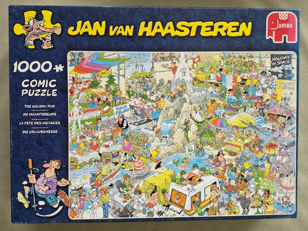 Puzzel 1000 stukjes Jan van Haasteren "De vakantiebeurs", Ophalen, Gebruikt, Legpuzzel