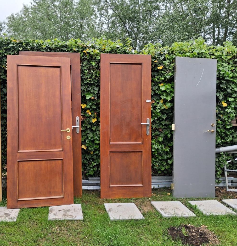 Binnendeur, Ophalen, Hout