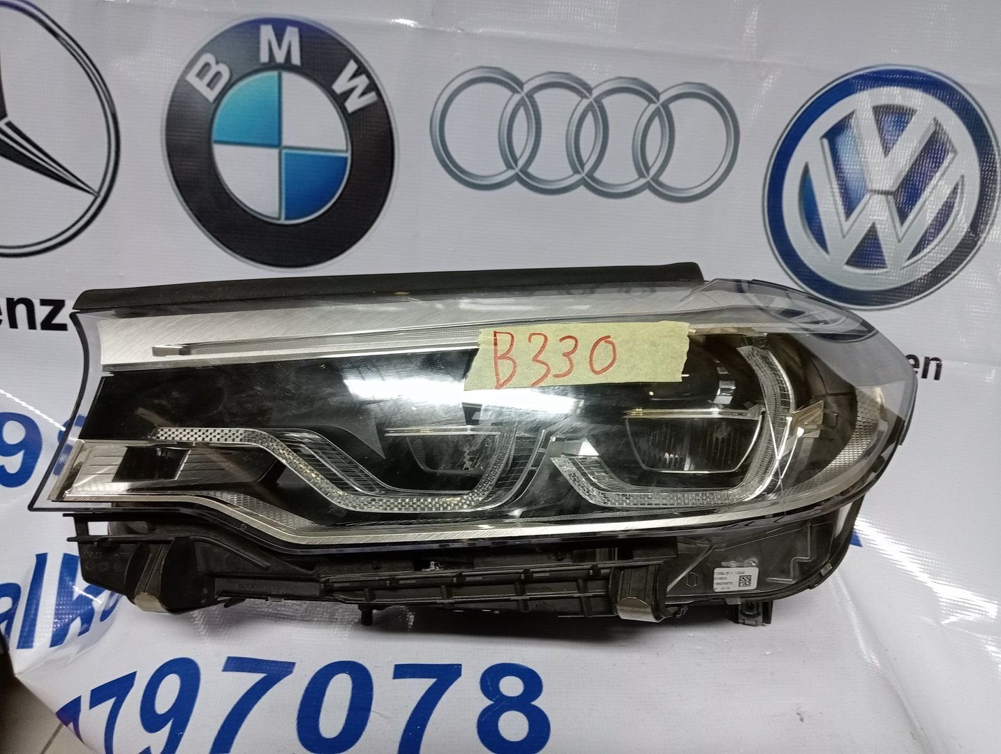 BMW 5 Serie koplamp links 8499121-01, -, Utilisé, -, Enlèvement ou Envoi