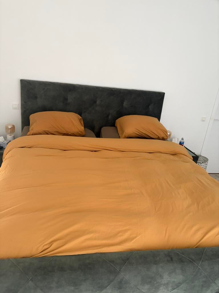 Electrische boxspring, Ophalen, Overige kleuren, Tweepersoons, Zo goed als nieuw