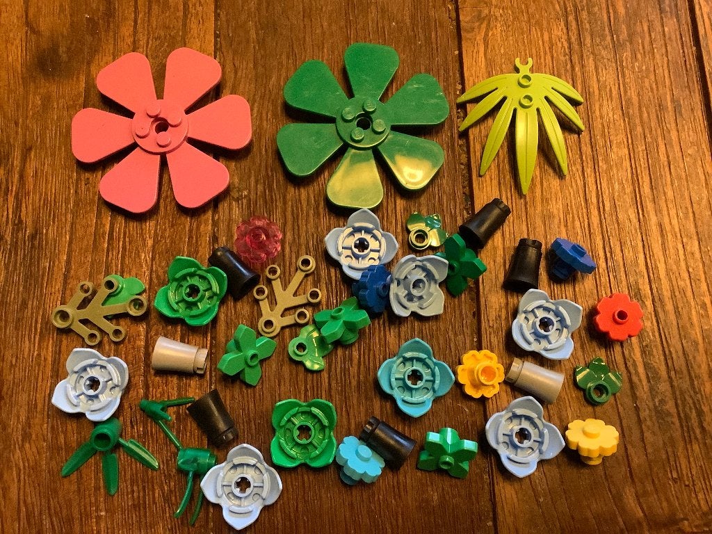 Lego lotje bloemen / 492-A1, Ophalen of Verzenden, Zo goed als nieuw, Losse stenen, Lego