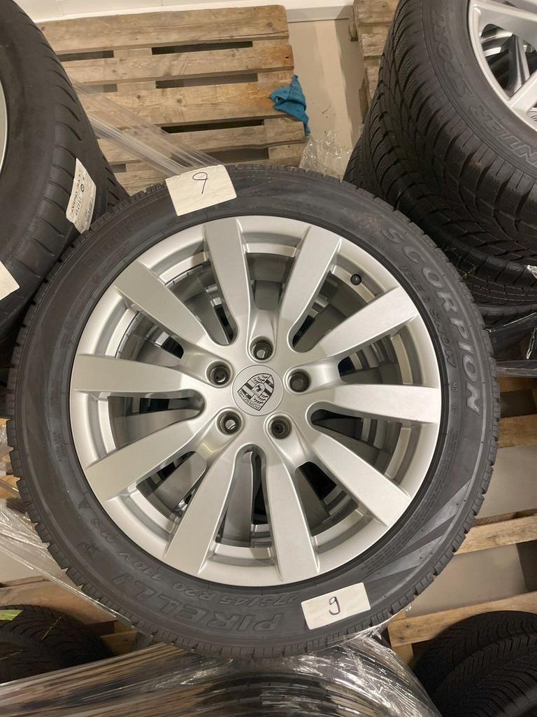 S 4x Originele ZGAN Porsche Cayenne velgen met Pirelli Scorp, Ophalen, Gebruikt, -, 275 mm