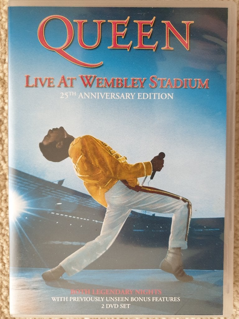 Queen : en direct au stade de Wembley - 2 DVD, Enlèvement ou Envoi, Comme neuf