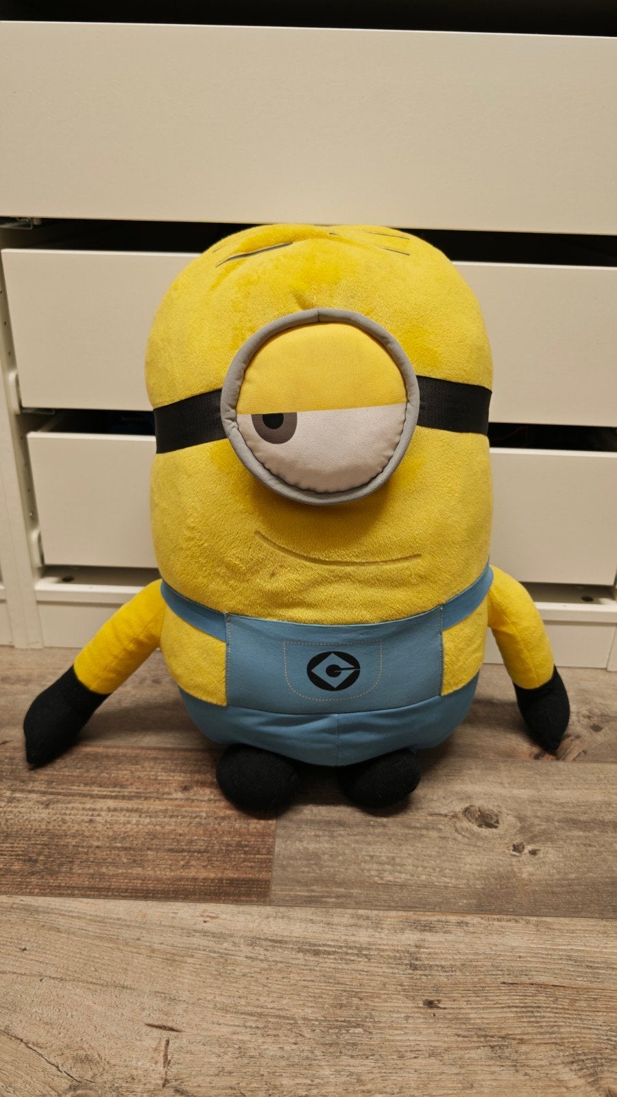 Grande peluche Minion Moi, Moche et Méchant, Jaune, Enlèvement ou Envoi, Moyen (20 à 80 cm), Utilisé