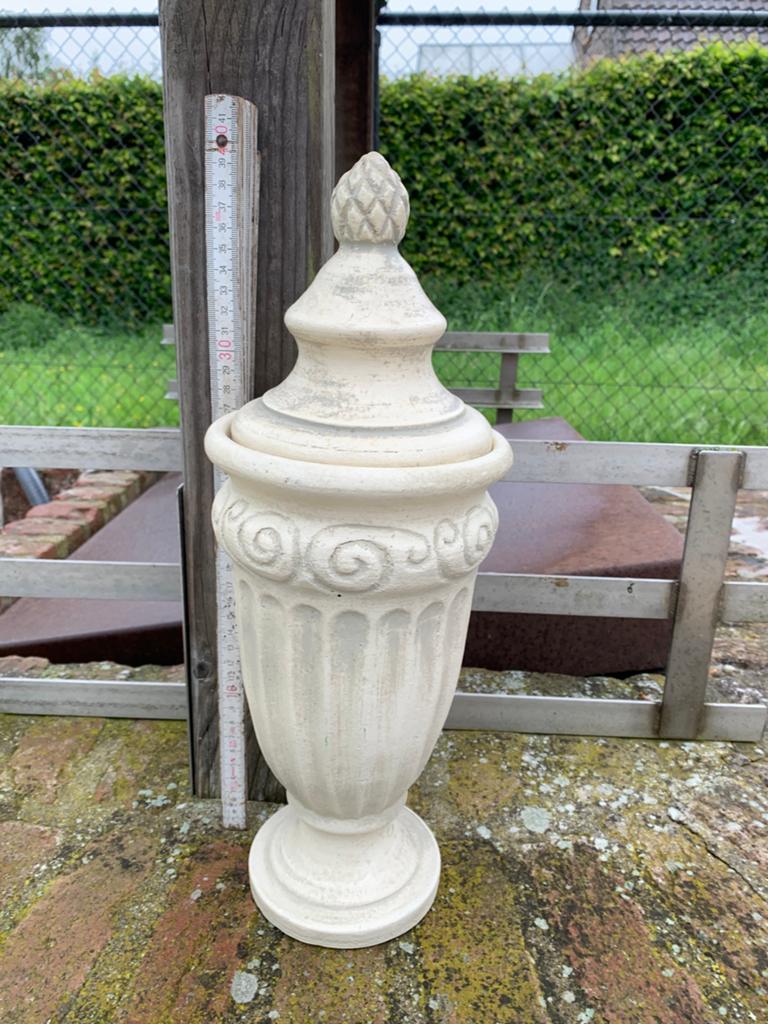Decoratieve stenen vaas, Ophalen, Nieuw