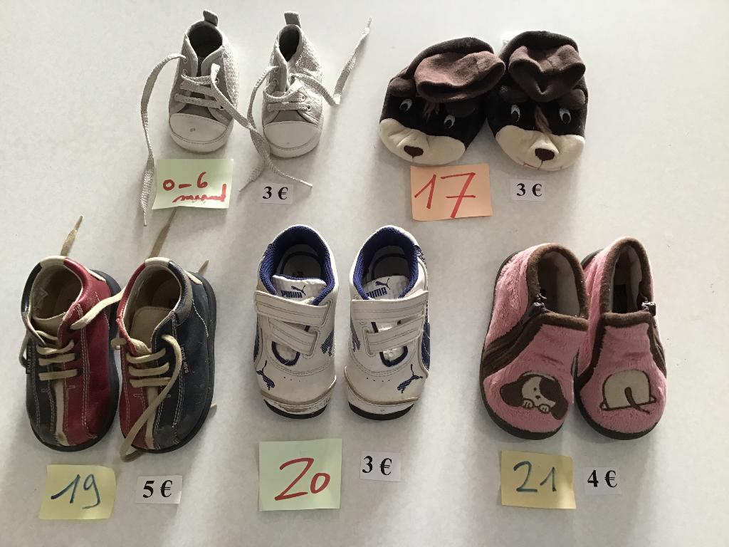5 paar baby schoentjes, Kinderen en Baby's, Ophalen of Verzenden, Zo goed als nieuw, Schoentjes