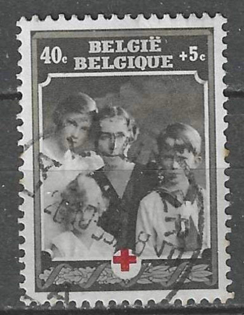 Belgie 1939 - Yvert/OBP 498 - 75 jaar Rode Kruis (ST), Verzenden, Gestempeld, Gestempeld, Rode kruis