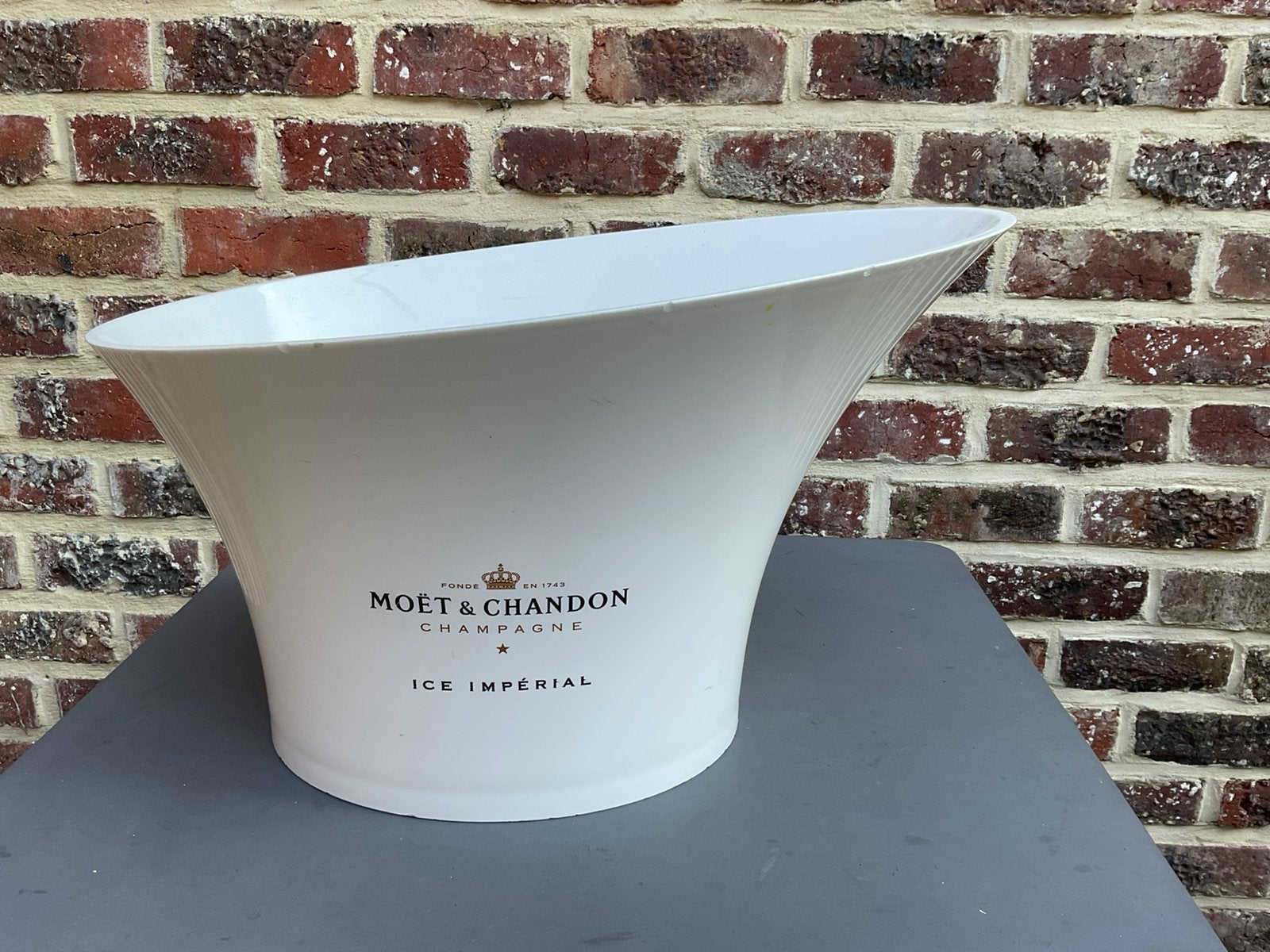 Moët & Chandon bowl XL ijsemmer, Verzamelen, Ophalen, Gebruikt, Gebruiksvoorwerp