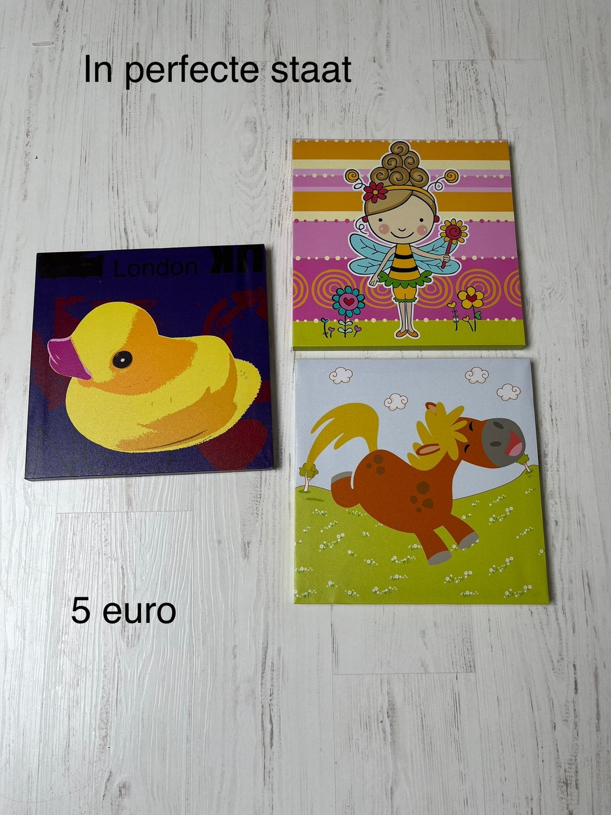3 mooi canvas kaders, Kinderen en Baby's, Ophalen of Verzenden