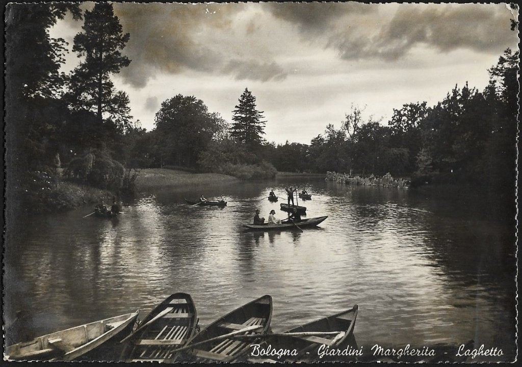 1949 - ITALIE - Bologne : Giardini Margherita + BOLOGNE, Collections, Cartes postales | Étranger, Envoi, 1940 à 1960, Affranchie